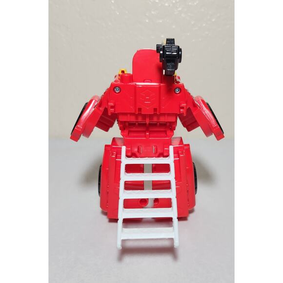 Transformers Playskool Rescue Bots Heatwave The Fire Bot Truck W/ Blaster Loose - Picture 4 of 8